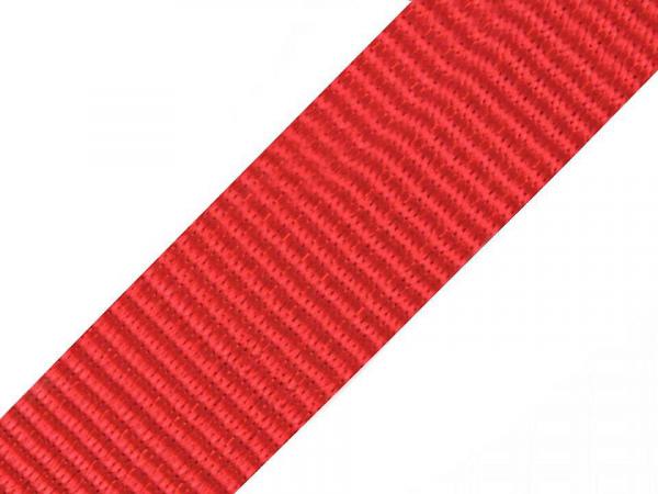 Gurtband Uni 40 mm breit Rot